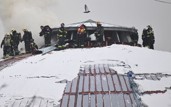 Russia Theatre Fire