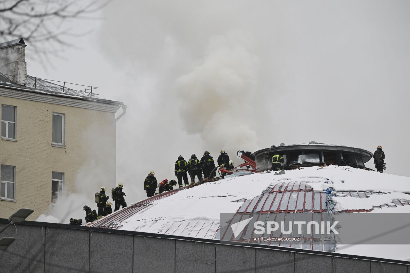 Russia Theatre Fire