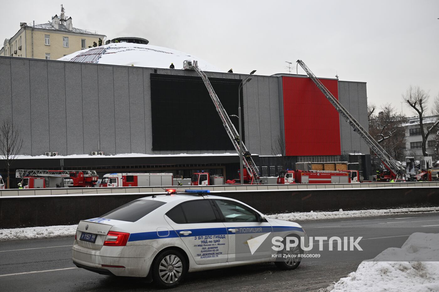 Russia Theatre Fire