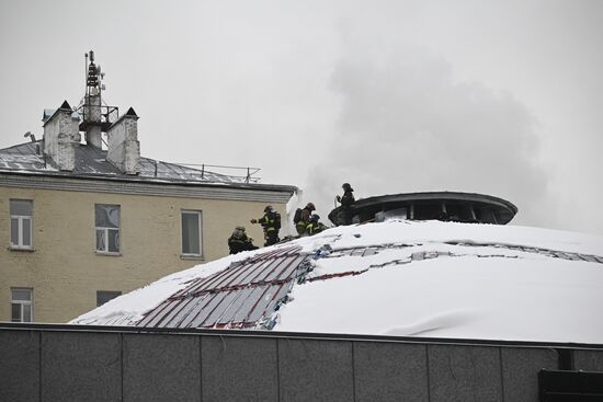 Russia Theatre Fire
