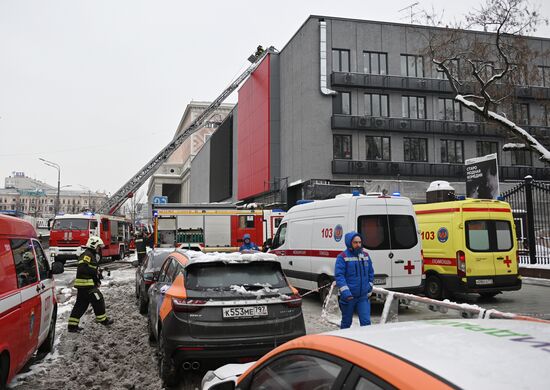 Russia Theatre Fire