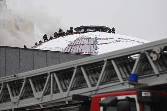 Russia Theatre Fire