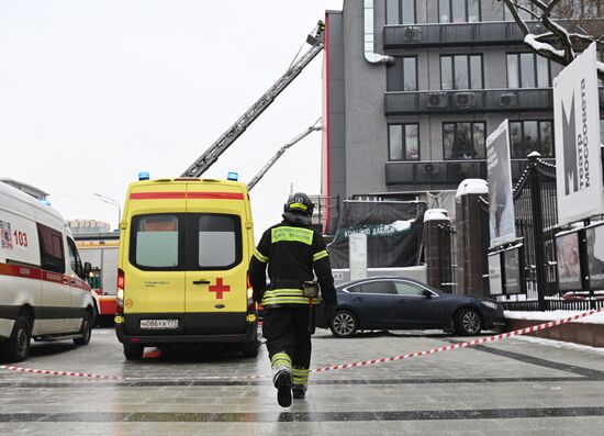 Russia Theatre Fire
