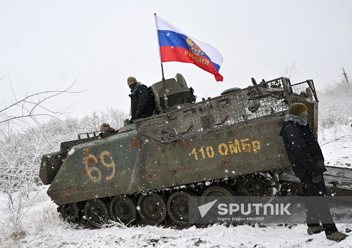 Russia Ukraine Military Operation Captured APC