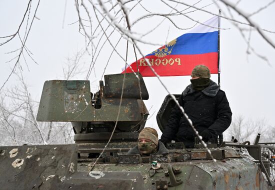 Russia Ukraine Military Operation Captured APC