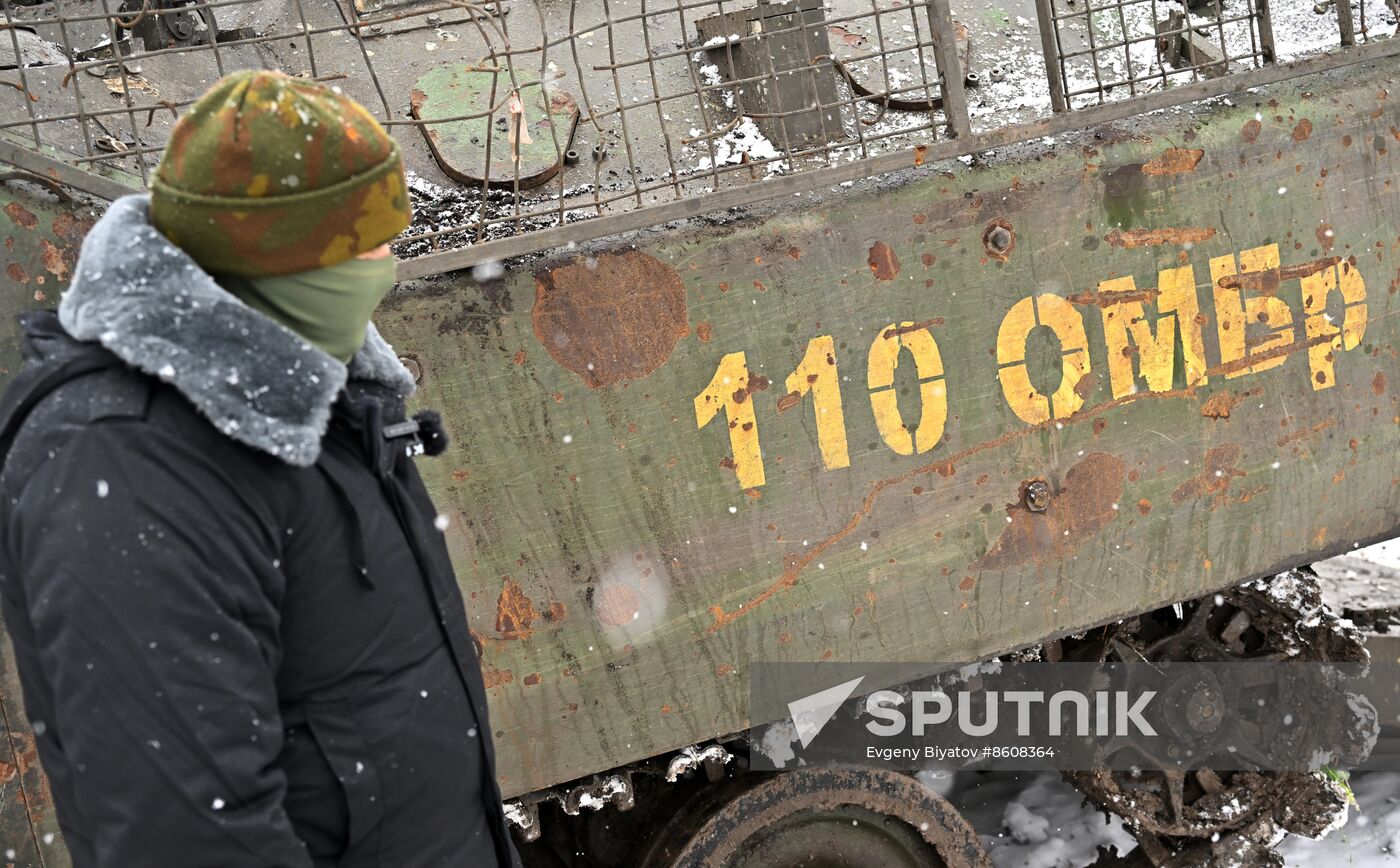 Russia Ukraine Military Operation Captured APC