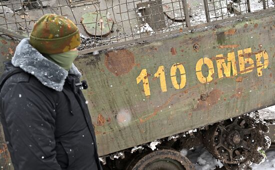 Russia Ukraine Military Operation Captured APC