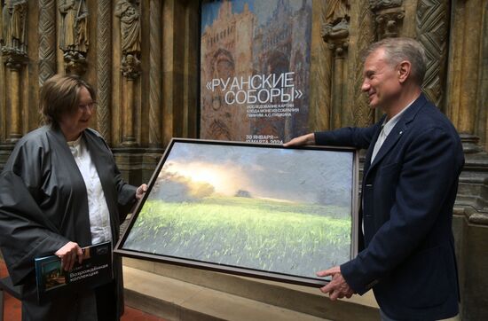 Russia Art Monet Rouen Cathedrals Exhibition