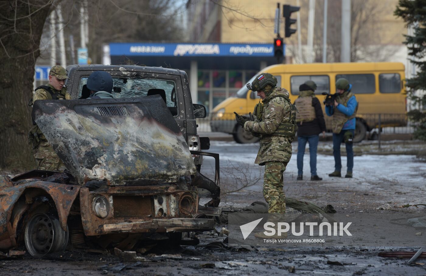 Russia Ukraine Military Operation Shelling