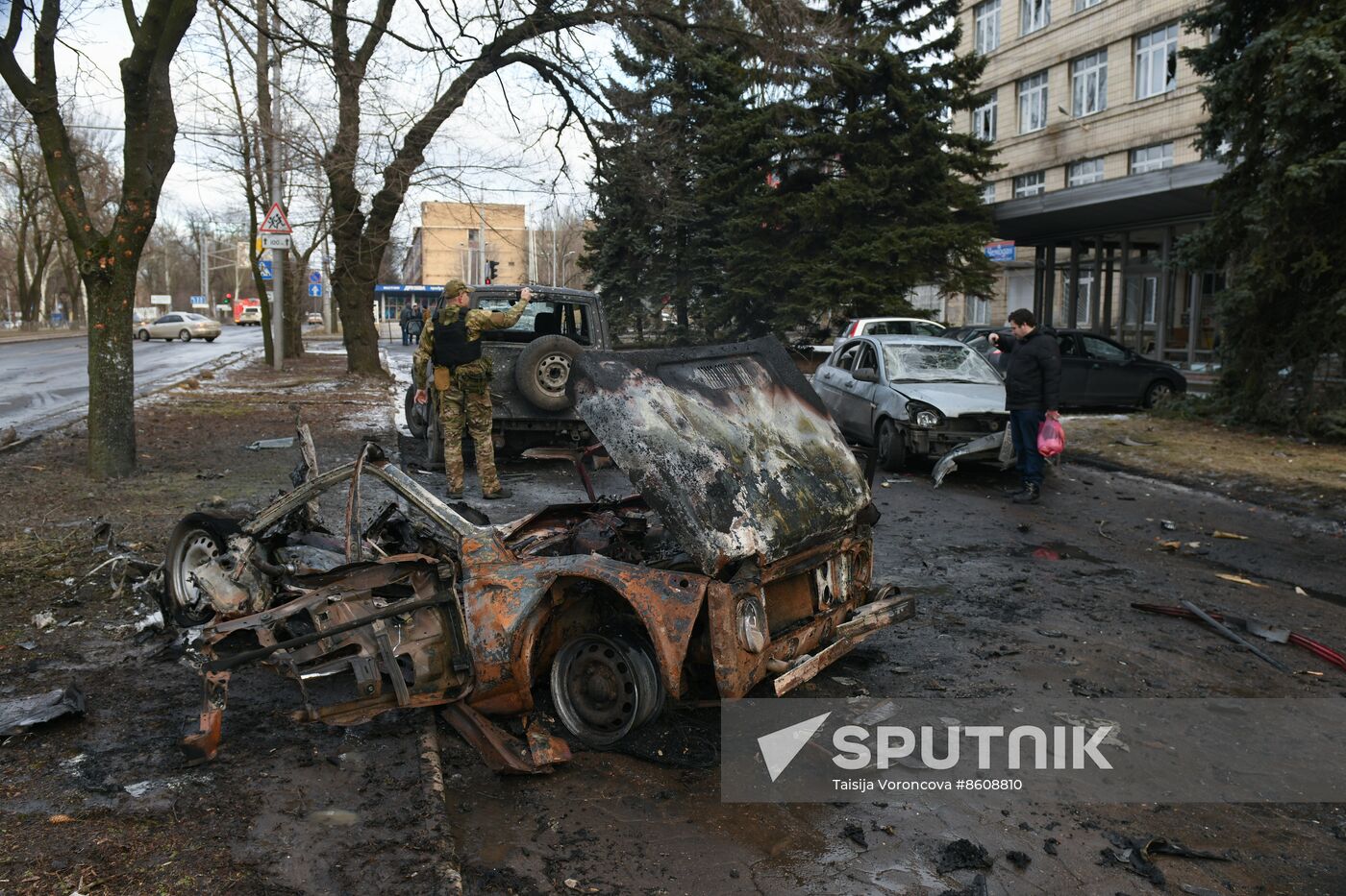 Russia Ukraine Military Operation Shelling