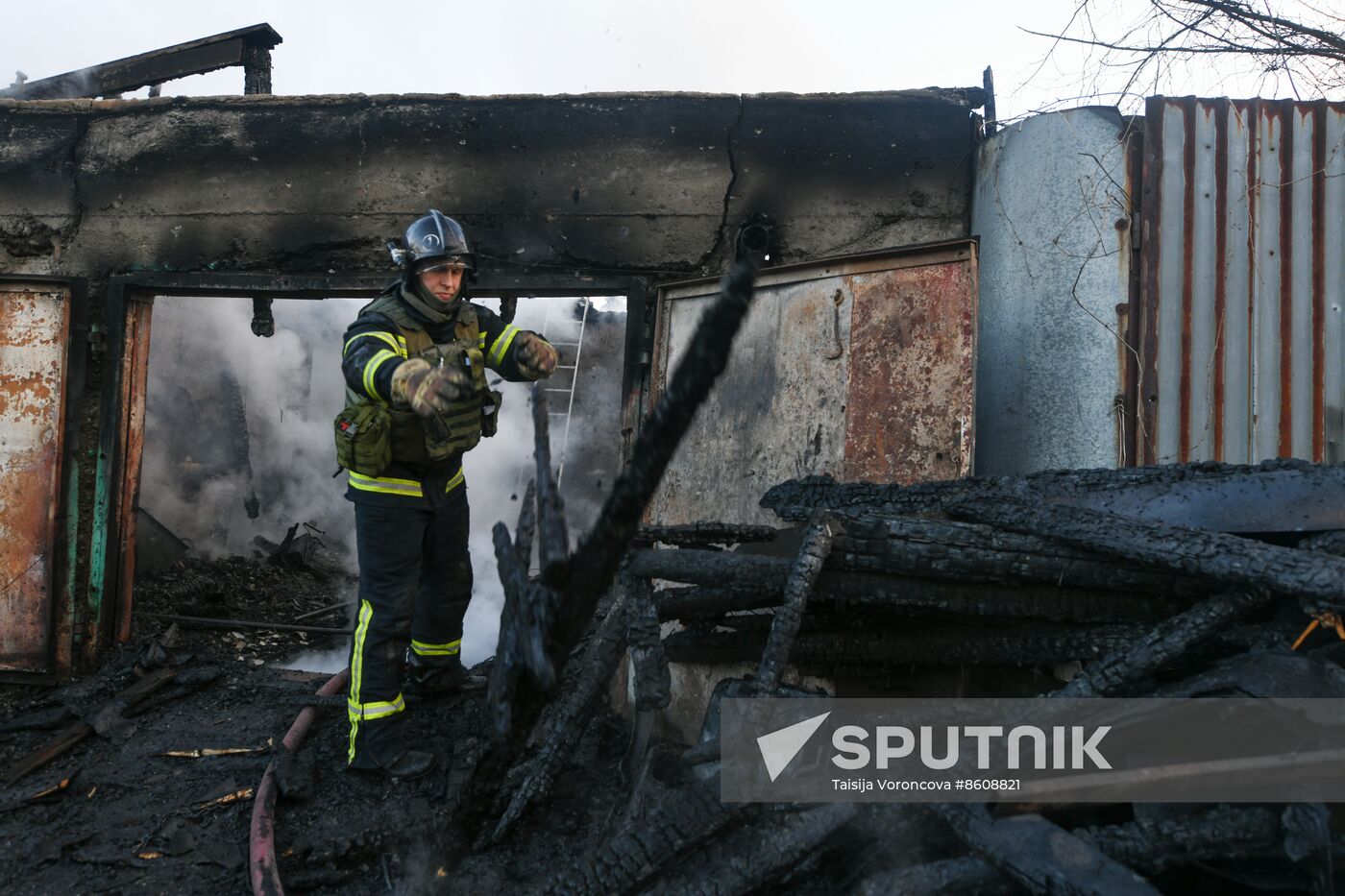 Russia Ukraine Military Operation Shelling