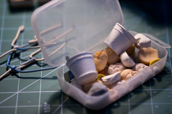 Russia Cotton Wool Toys