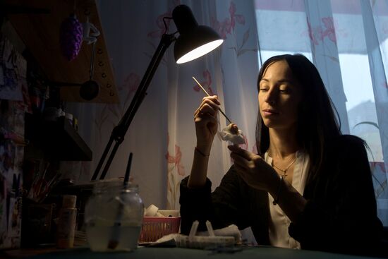 Russia Cotton Wool Toys