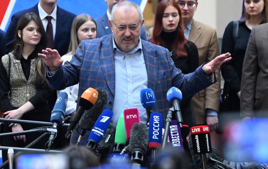 Russia Presidential Election Campaign Civic Initiative Party