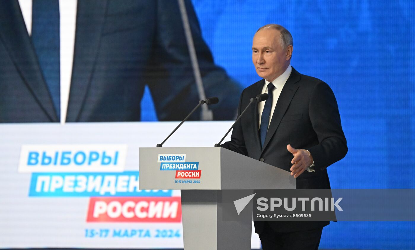 Russia Putin Presidential Election Campaign