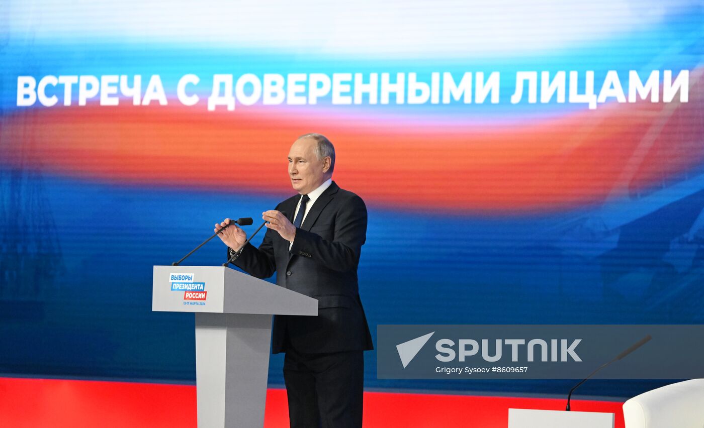 Russia Putin Presidential Election Campaign