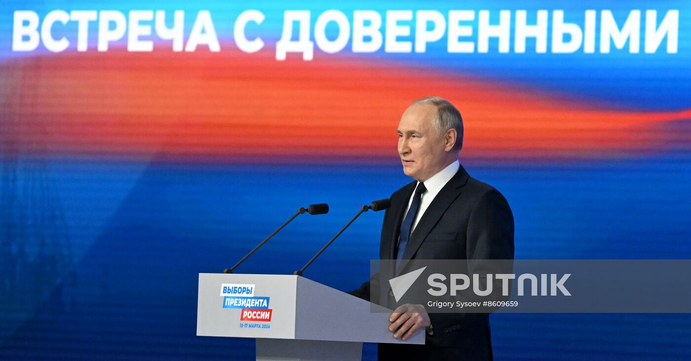 Russia Putin Presidential Election Campaign