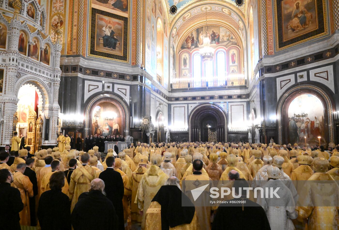 Russia Religion Patriarch Enthronement Anniversary