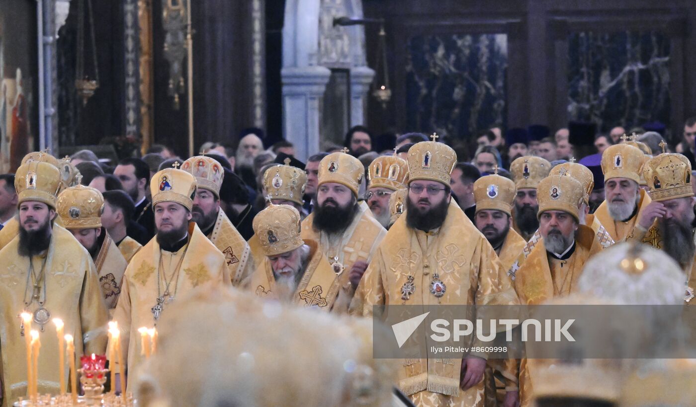 Russia Religion Patriarch Enthronement Anniversary