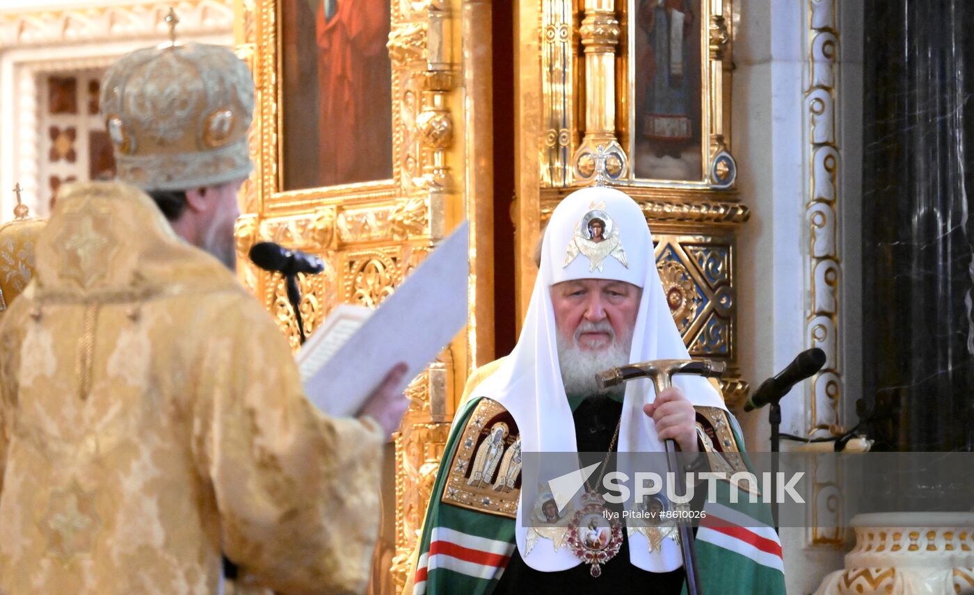 Russia Religion Patriarch Enthronement Anniversary