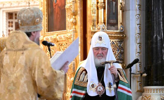 Russia Religion Patriarch Enthronement Anniversary