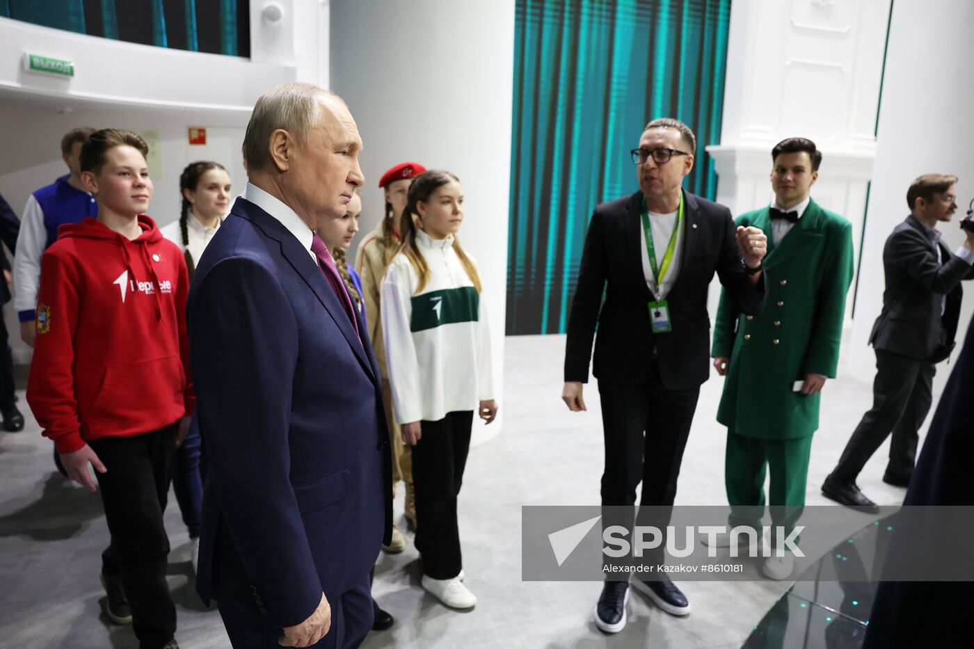 President of Russia Vladimir Putin visits Russia EXPO