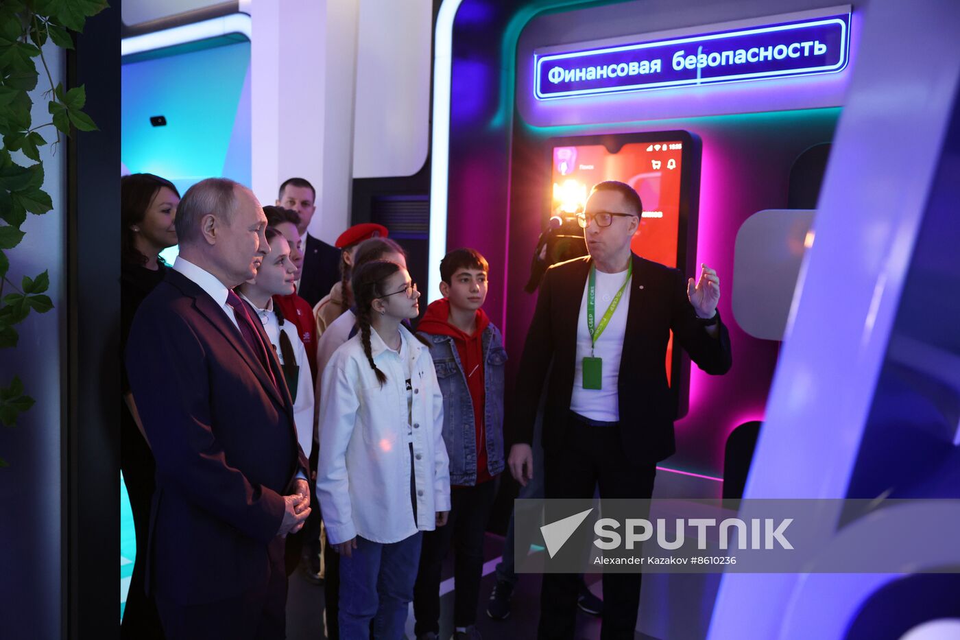 President of Russia Vladimir Putin visits Russia EXPO