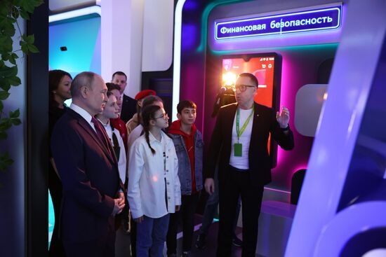 President of Russia Vladimir Putin visits Russia EXPO