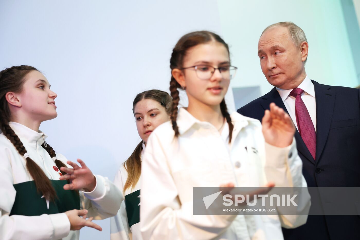 President of Russia Vladimir Putin visits Russia EXPO