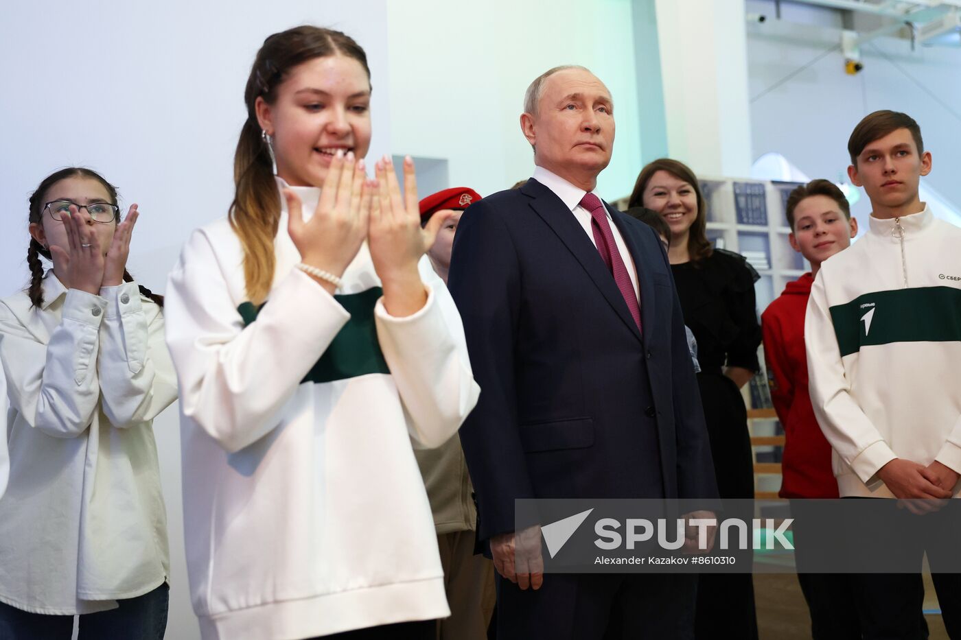 President of Russia Vladimir Putin visits Russia EXPO