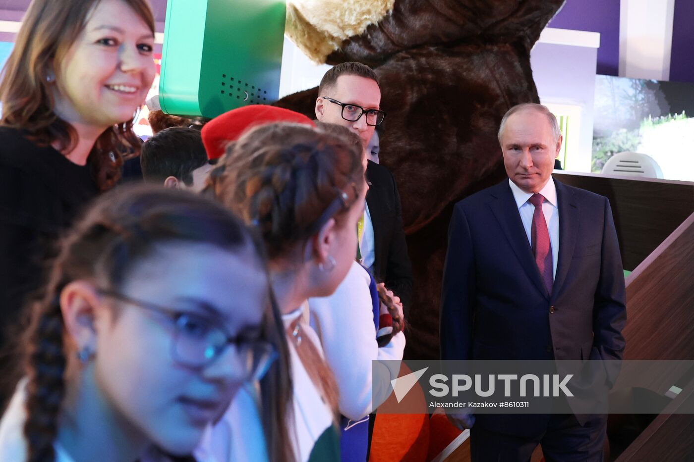 President of Russia Vladimir Putin visits Russia EXPO