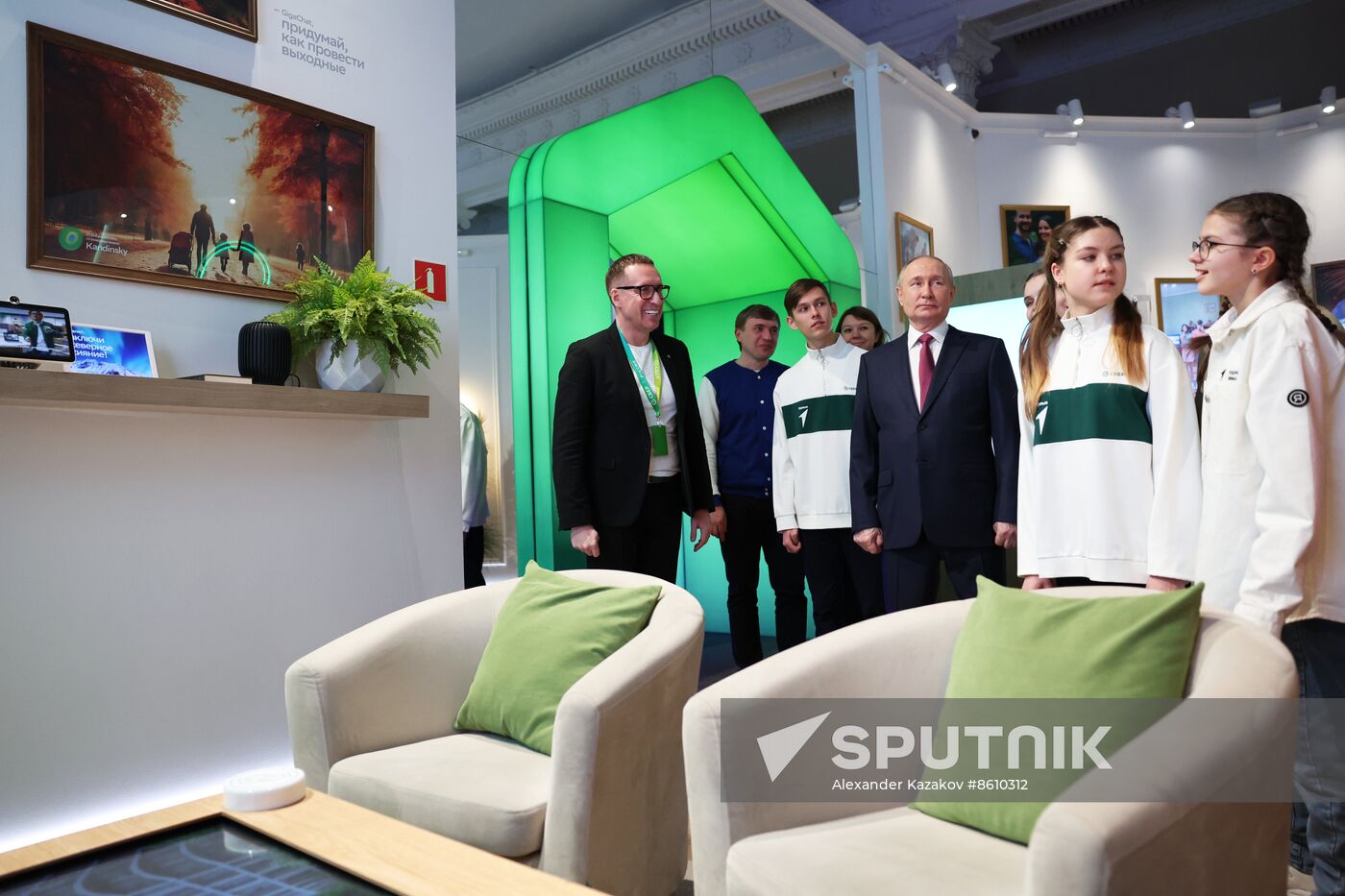 President of Russia Vladimir Putin visits Russia EXPO