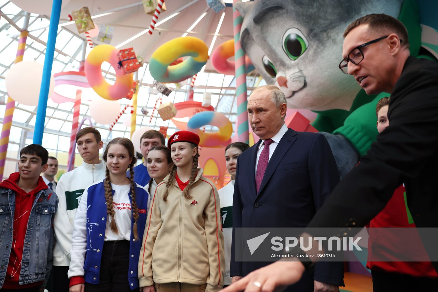 President of Russia Vladimir Putin visits Russia EXPO