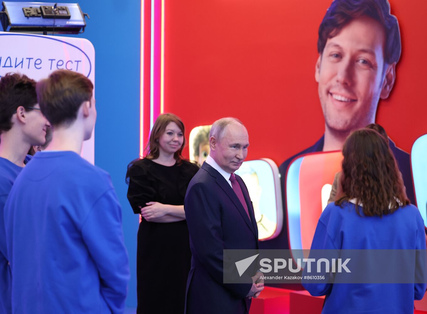 President of Russia Vladimir Putin visits Russia EXPO