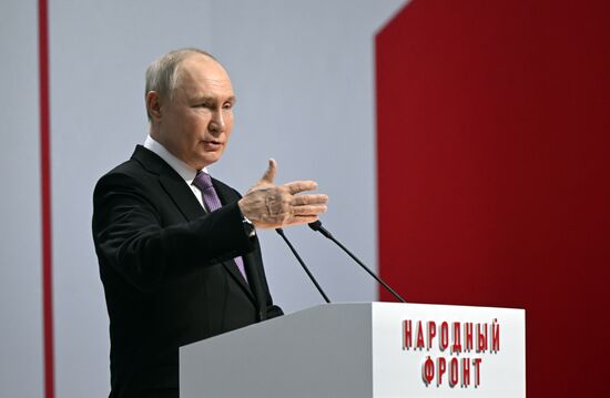 Russia Putin People’s Front Forum