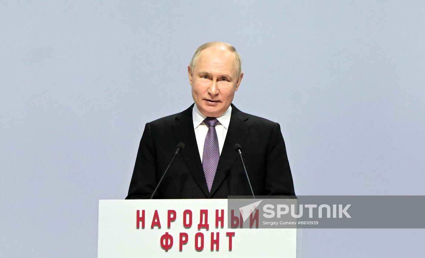 Russia Putin People’s Front Forum