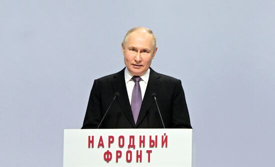 Russia Putin People’s Front Forum