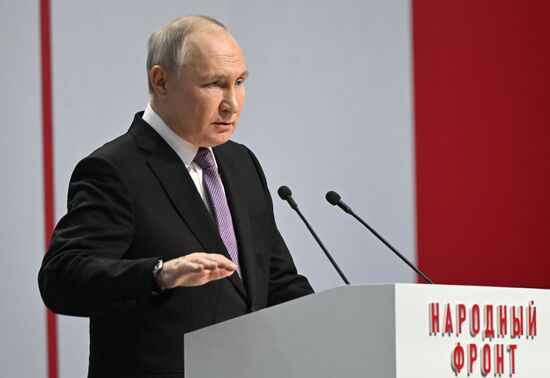 Russia Putin People’s Front Forum