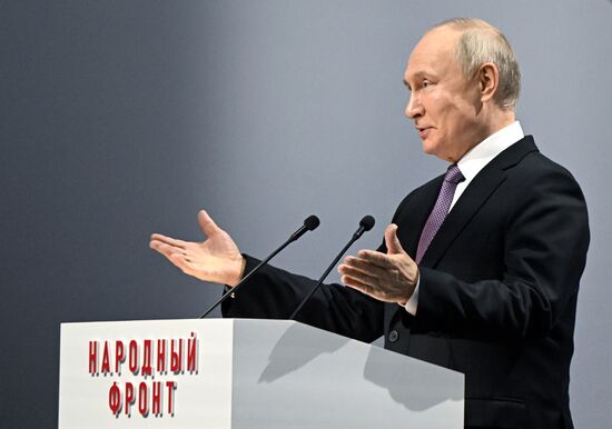 Russia Putin People’s Front Forum