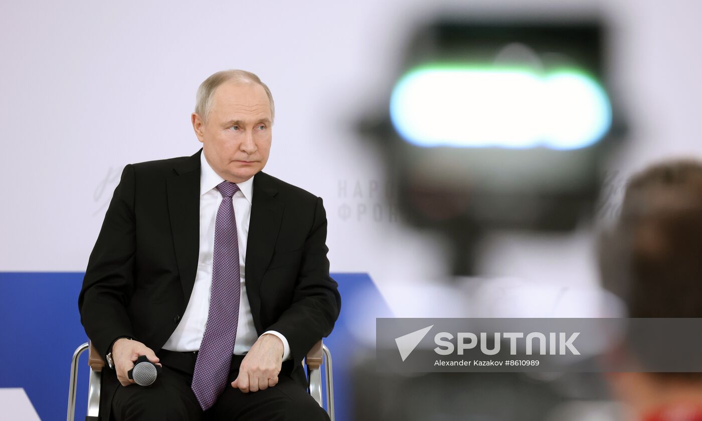 Russia Putin People’s Front Forum