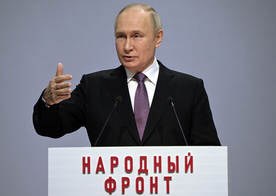 Russia Putin People’s Front Forum