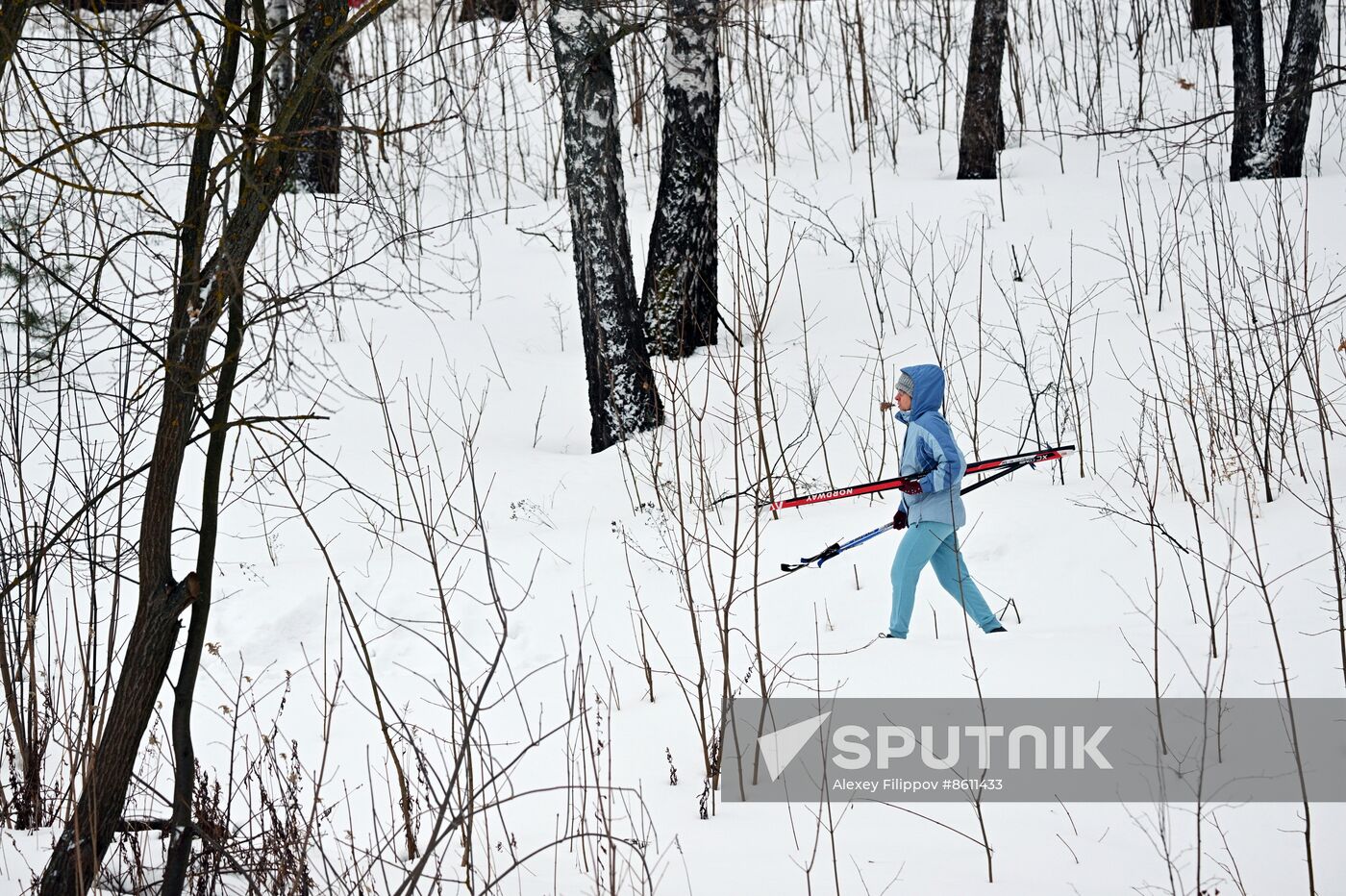 Russia Mass Skiing Competition