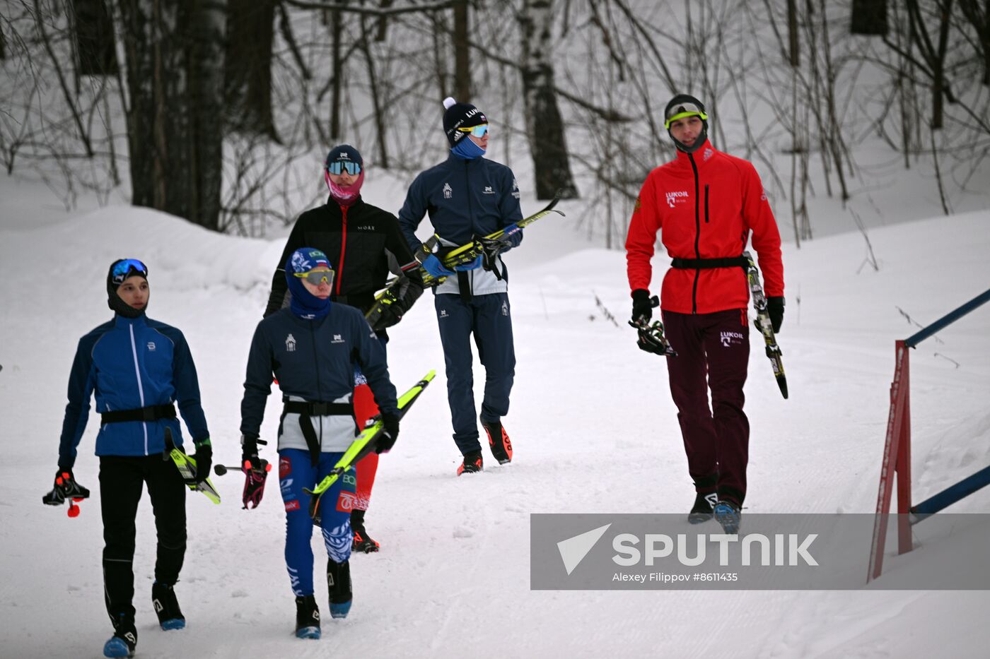 Russia Mass Skiing Competition