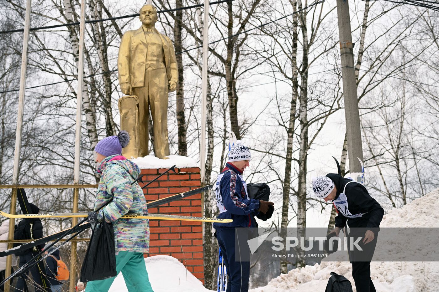 Russia Mass Skiing Competition