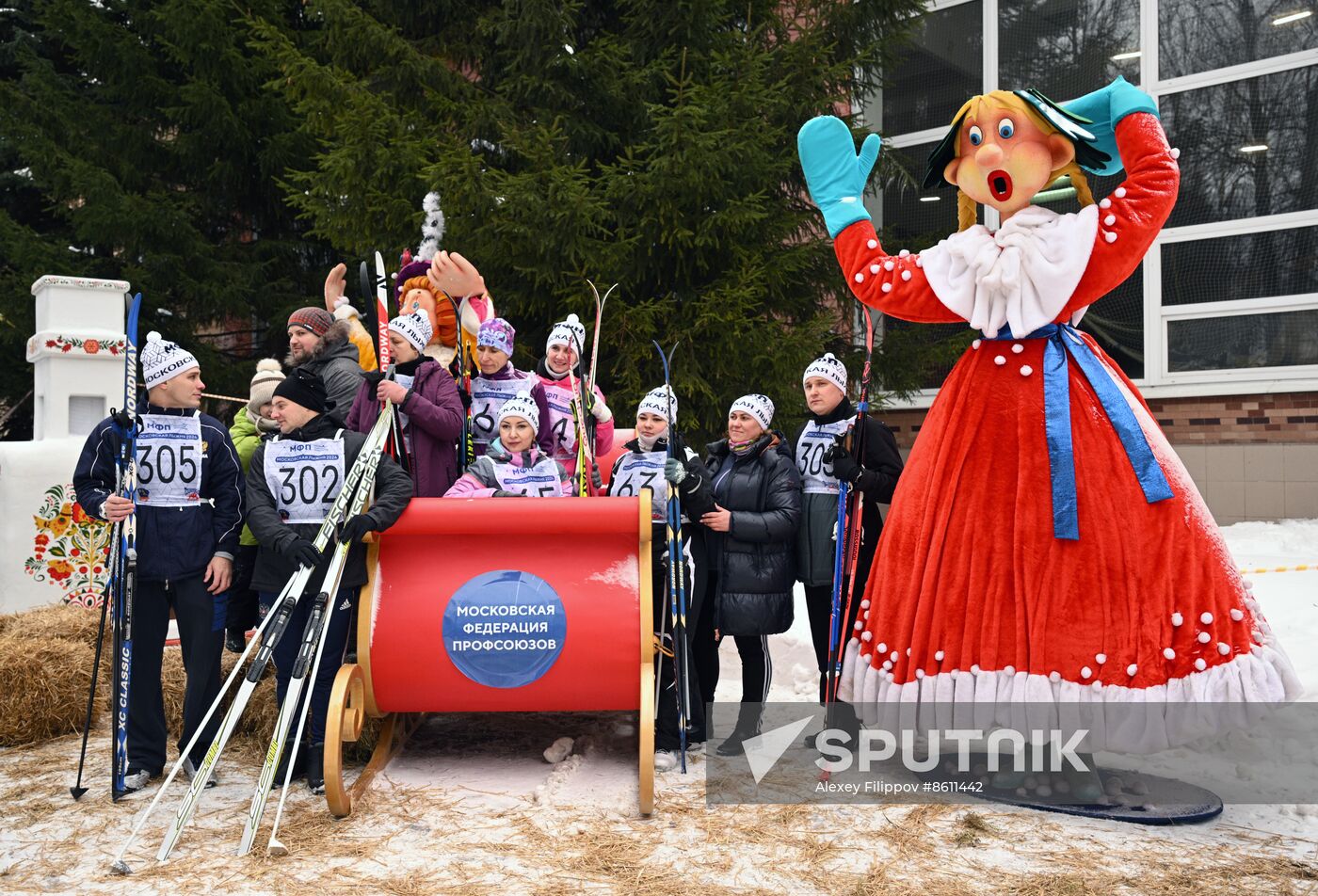 Russia Mass Skiing Competition