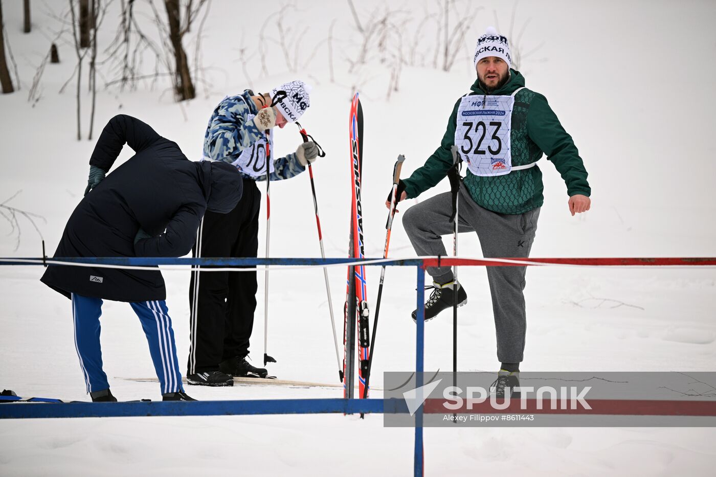 Russia Mass Skiing Competition