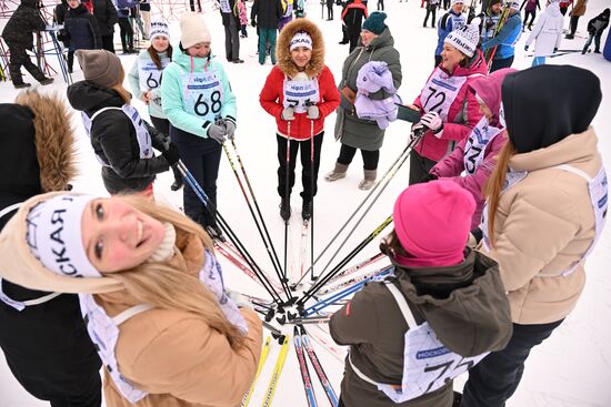 Russia Mass Skiing Competition