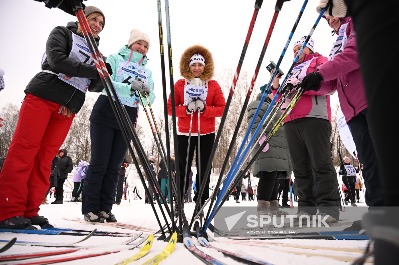 Russia Mass Skiing Competition