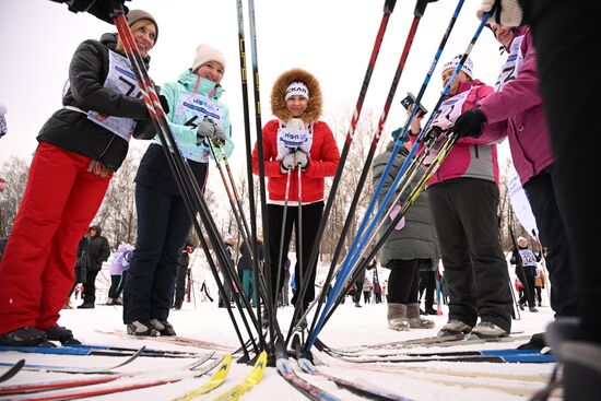 Russia Mass Skiing Competition