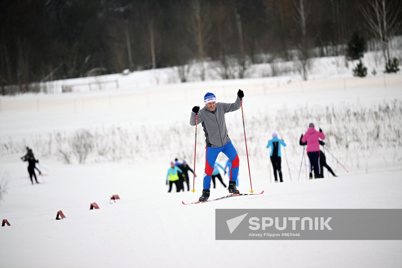 Russia Mass Skiing Competition